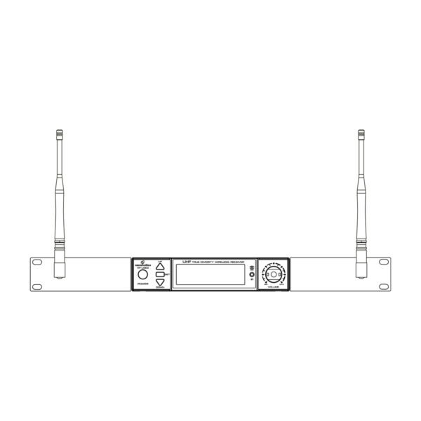 Soundsation WF-RACK KIT1 1" rack szerelési készlet WireFree szériás vezeték nélküli rendszerekhez