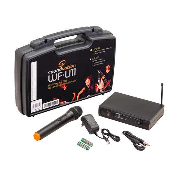 Soundsation WF-U11HD UHF Plug & Play vezeték nélküli kézi mikrofonos rendszer (Freq. 865.00 MHz)