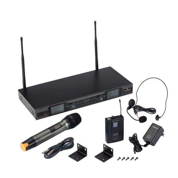 Soundsation WF-U2600HP Dual UHF True Diversity Multi-Channel Wireless Microphone System