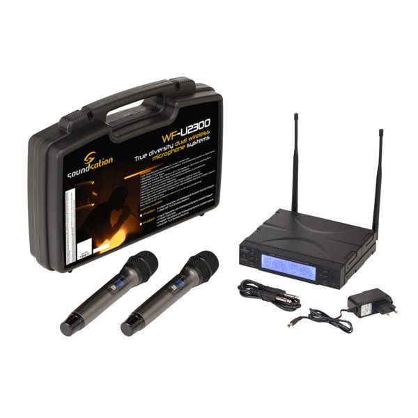 Soundsation WF-U2300HH UHF True Diversity Dual Wireless Microphone System