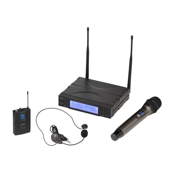 Soundsation WF-U2300HP UHF True Diversity Dual Wireless Microphone System