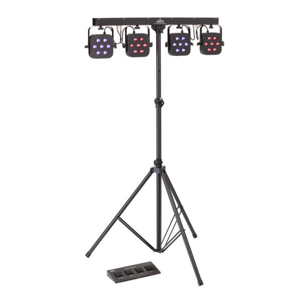 Soundsation 4LEDKIT-DJ 7x3W Tricolor LED-es 4-PAR világítás szett