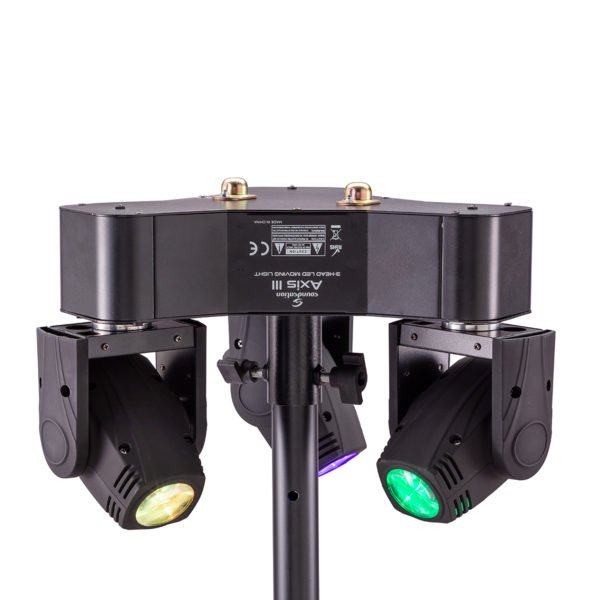 Soundsation AXIS III 3-Head Moving Light with 3 x 10W 4IN1 CREE LEDs