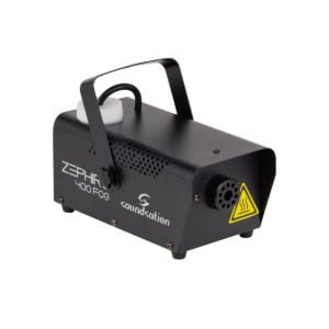 Soundsation ZEPHIRO 400 FOG Compact and lightweight fog machine with wired and wireless controllers.