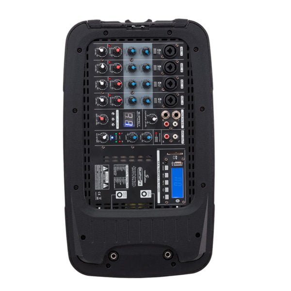 Soundsation BLUEPORT FX 2x100W Portable PA System with active mixer and two passive 2-Way Speakers