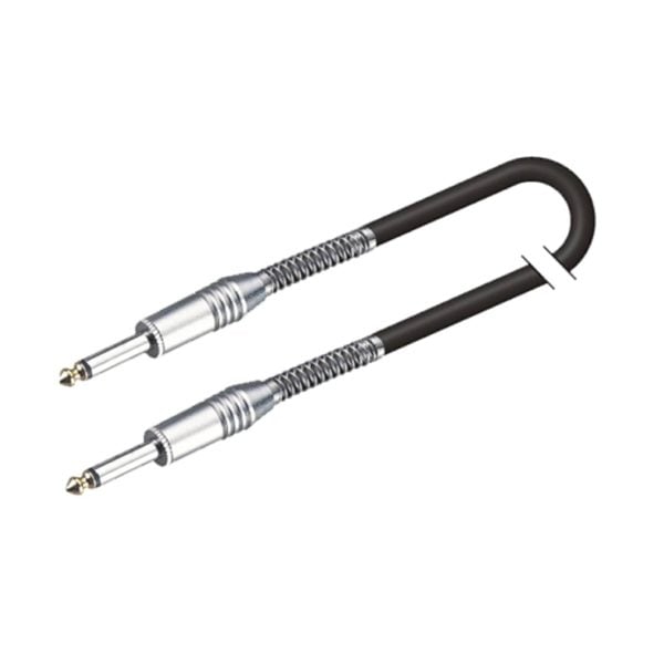 Soundsation BICMJJ-3BK Aszimmetrikus hangszerkábel: 6.3mm Jack MONO - 6.3mm Jack MONO / 3mt