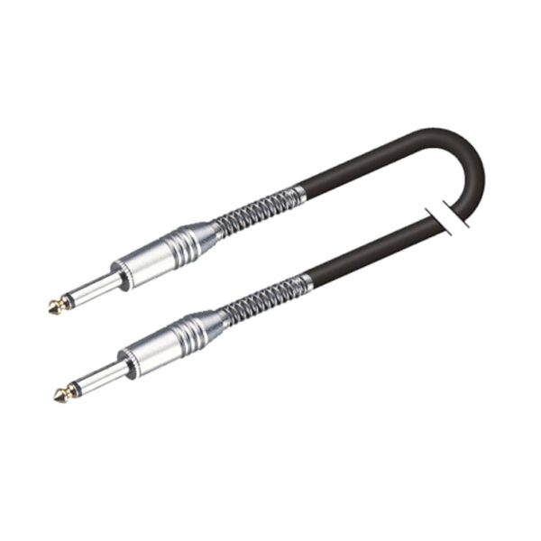 Soundsation BICMJJ-9BK Aszimmetrikus hangszerkábel: 6.3mm Jack MONO - 6.3mm Jack MONO / 9mt