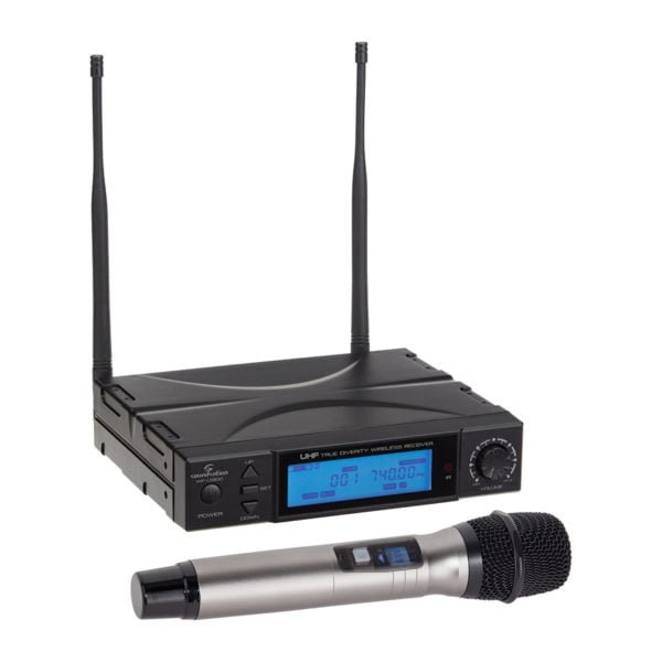 Soundsation WF-U1300H True Diversity 300 Channels Wireless Microphone System with Handheld Microphone