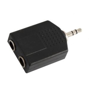 Soundsation SADA047-1 3.5mm Jack papa SZTEREO - 2x6.3mm Jack mama MONO adapter (1 db-os)