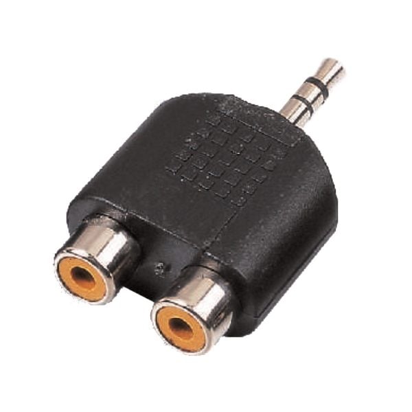 Soundsation SADA044-1 2xRCA mama - 3.5mm Jack papa SZTEREO adapter (1 db-os)