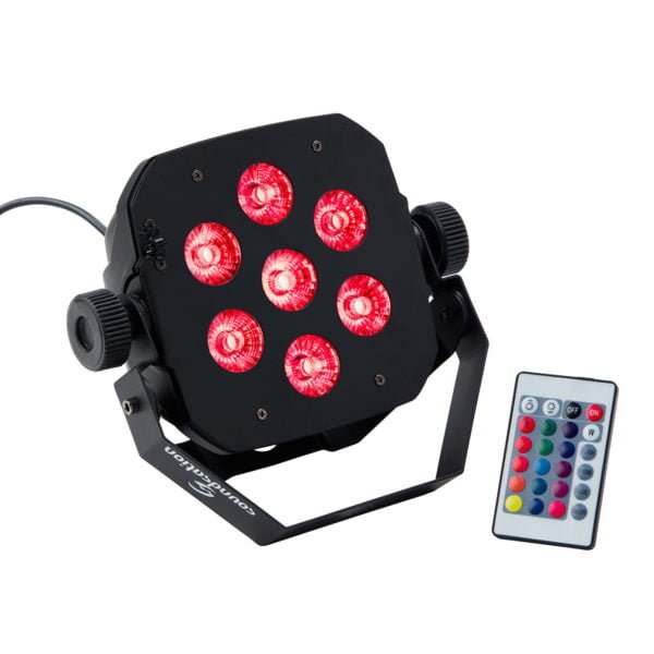 Soundsation PAR-10W-7-R 7x10W RGBW+AV 6IN1 PAR Light with Remote Control