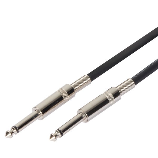 Soundsation EICJJ-3BK Aszimmetrikus hangszerkábel: 6.3mm Jack MONO - 6.3mm Jack MONO / 3mt