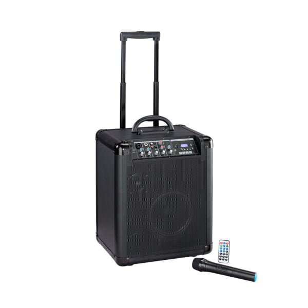 Soundsation BLACKPORT-80BTRW Battery Powered PA System with trolley