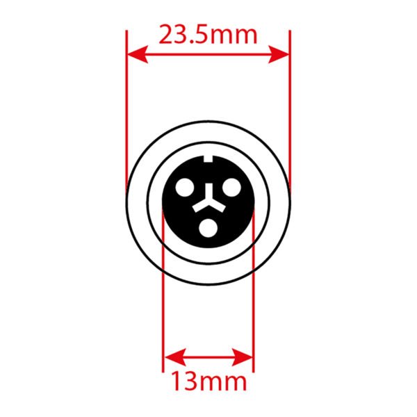 Soundsation CAB-IP65-DMX 1.5m vízálló DMX kábel