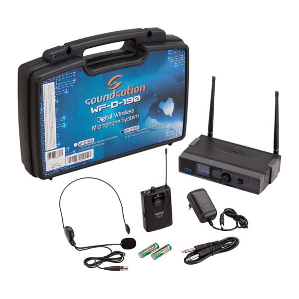 Soundsation WF-D190P 0-channel UHF Digital Wireless System with Bodypack and Headset Microphone