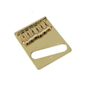 Soundsation Parts T-65C Fix híd Telecaster stílusú gitárhoz arany színben