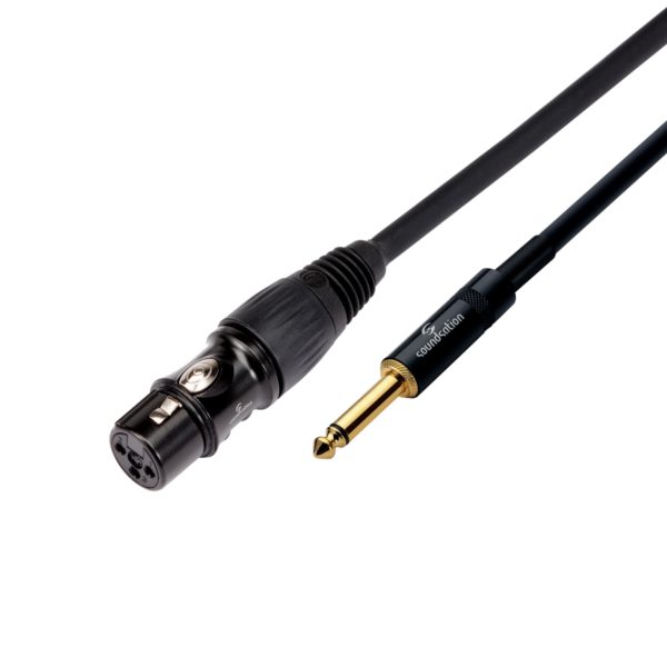 Soundsation WM-PXFJS5 Wiremaster szimmetrikus patch kábel: XLR(mama)-6.3mm Jack STEREO / 5mt