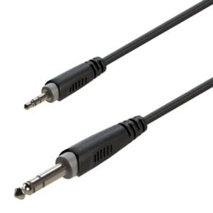 Soundsation GL-JSmJS3 Adapter kábel: 3.5mm Jack papa SZTEREO - 6.3mm Jack papa SZTEREO / 3mt