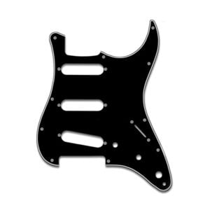 Soundsation Parts SP-3B 3 rétegû fekete koptató lap Strato típusú gitárhoz