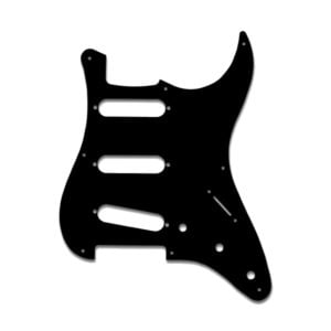 Soundsation Parts SP-1B Egy rétegû fekete koptató lap Stratocaster gitárhoz