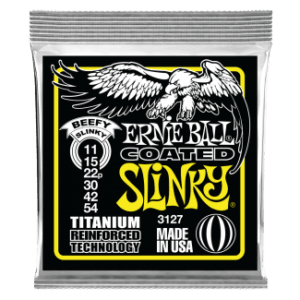 Ernie Ball Coated Beefy Slinky 11-54 Titanium RPS