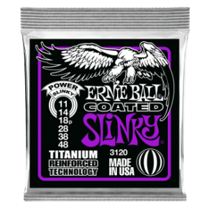 Ernie Ball Coated Power Slinky 11-48 Titanium RPS