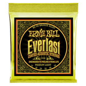 Ernie ball everlast coated bronze medium light 12-54