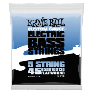 Ernie ball flatwound bass 5 string 45-130