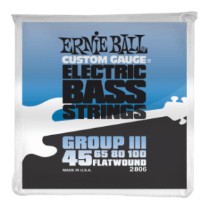 Ernie ball flatwound bass group iii 45-100