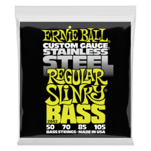 Ernie ball stainless steel regular slinky bass 50-105