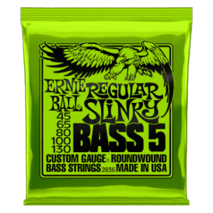 Ernie ball nickel wound regular slinky bass 5 string 45-130