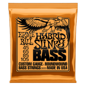 Ernie ball nickel wound hybrid slinky bass 45-105