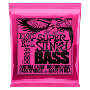 Ernie ball nickel wound super slinky bass 45-100