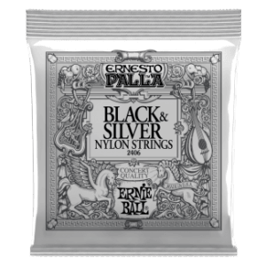 Ernie ball ernesto palla classical black&silver