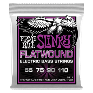 Ernie ball power slinky flatwound bass 55-110