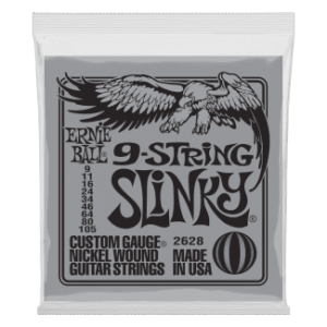 Ernie ball nickel wound 9 string slinky 9-105