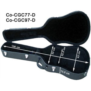 Co-CGC77-CJ Cort keménytok akusztikus gitárhoz - CJ széria