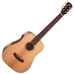 Co-Gold-Mini-F with case Cort akusztikus gitár